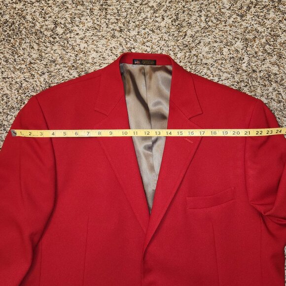 Hardwick Regent Red Blazer – Men’s 46 Long – USA Made - Picture 10 of 16